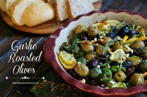 Garlic Roasted Olives