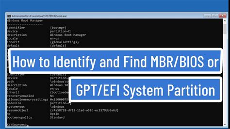 Windows How To Identify And Find Mbr Bios Or Efi Gpt