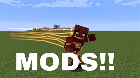 I Experience Mods For The FIRST TIME Minecraft Speedster Heroes Mod