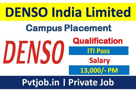 DENSO India Campus Placement 2023 Check Eligibility Salary And Campus