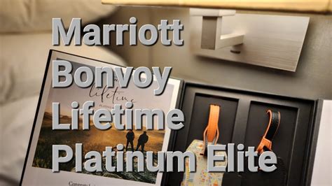 Marriott Bonvoy Lifetime Platinum Gift Unboxing Youtube