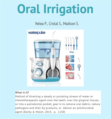 Oral Irrigation LWTech Dental Preventive Care