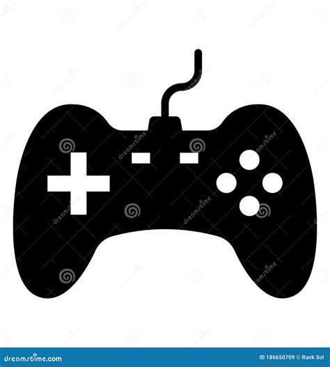 Game Controller Glyph Style Vector Icon Which Can Easily Modify Or Edit