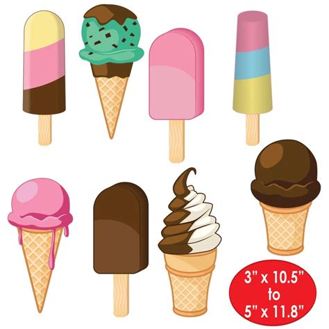 Ice Cream Cutouts