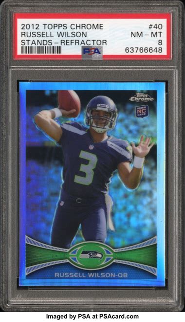 Topps Chrome Refractor Russell Wilson Rc For Sale