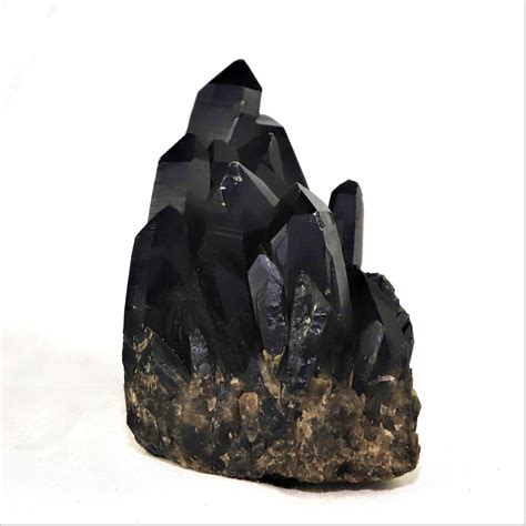 Tibetan Black Quartz Cluster | Crystals by Michelle