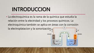 La Electroquimica Pptx Ppt