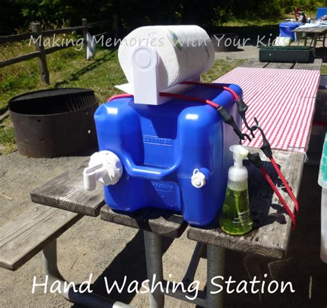 Diy Hand Washing Station For Camping Camping Hand Washing System