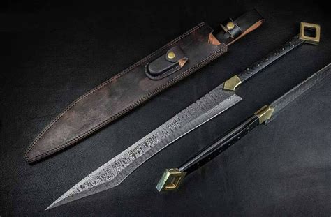 27 Damascus Sword, Tanto Sword, Damascus Vikings Sword, Hand Made Sword ...