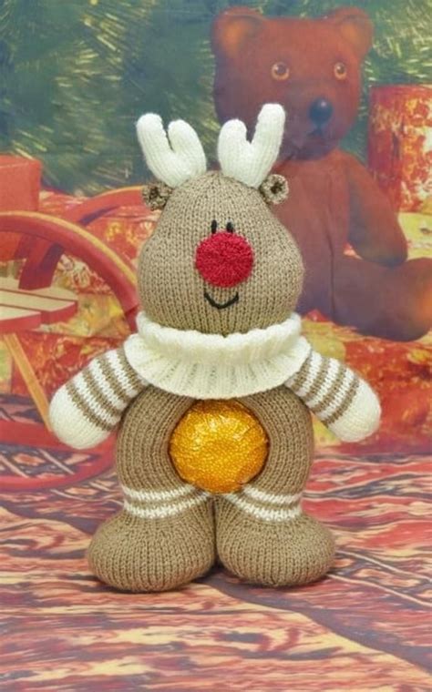 Pdf Knitting Pattern Chocolate Orange Reindeer Knitting Pattern