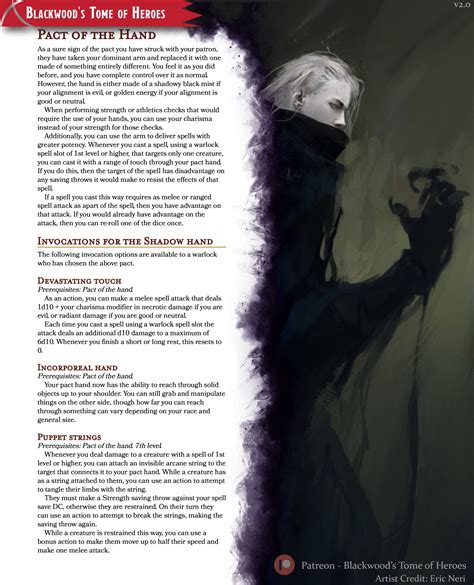 Pact Of The Wraith An Archetype Option For Warlocks In Dandd 5e Rdnd