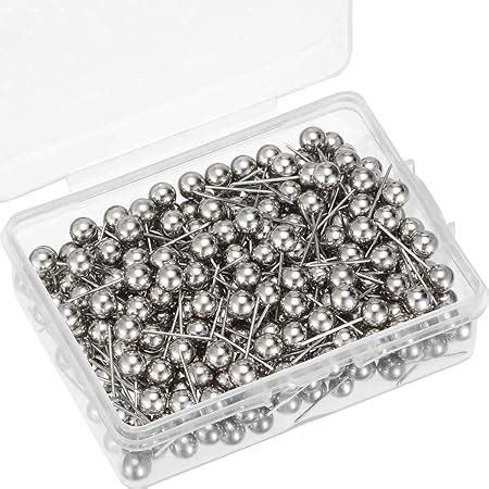 Amazon Map Tacks Push Pins Small Size 300 Packs Silver 1 5 Inch