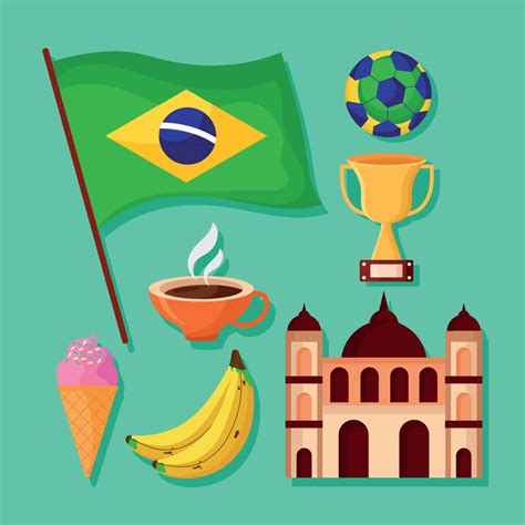 icons brazil culture 10481308 Vector Art at Vecteezy