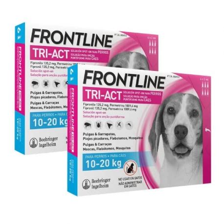 Frontline Tri Act Pack Unit S Pipettes Pour Chiens De Taille