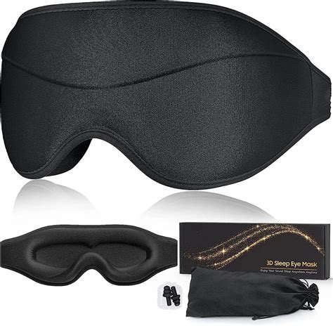 3d Deep Contoured Eye Covers 100 Light Shade Blindfold For Sleeping