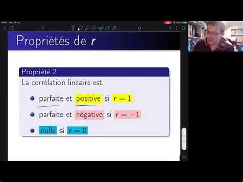 Statsprojet Chapitres Vid O Coefficient De Corr Lation Lin Aire