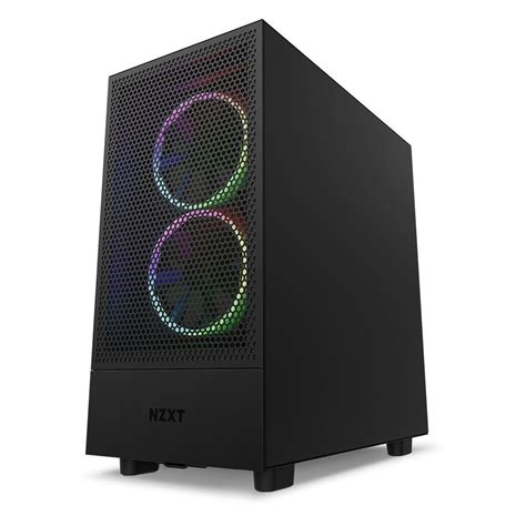 Gabinete NZXT H5 Flow Compact Mid Tower RGB ATX Lateral E Frontal