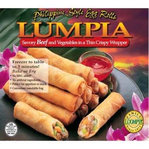 Family Loompya Lumpia Savory Beef and Vegetables, 15 oz - Smith’s Food ...