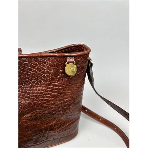 A Mulberry Caspian Brown Leather Handbag In Walnut Colour