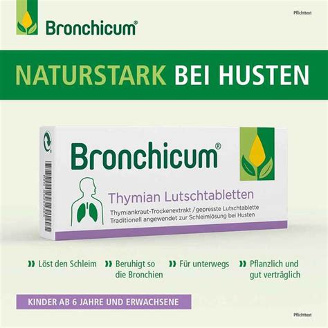 Bronchicum Thymian Lutschtabletten St Bei Aponeo Kaufen