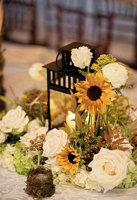 25 Creative Floral Designs With Sunflowers Centerpieces Vis Wed