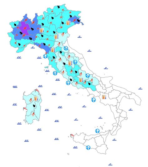 Allerta Meteo Protezione Civile Forte Ondata Di Maltempo Al Nord