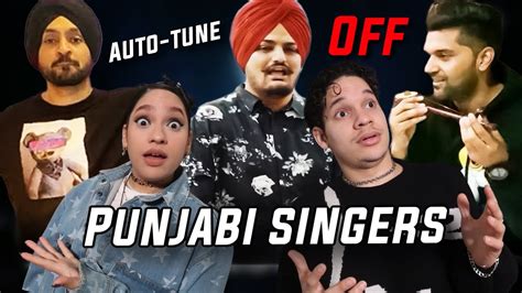 Waleska Efra React To Punjabi Singers Without Auto Tune Youtube