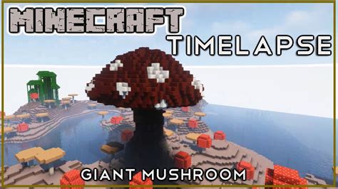 Minecraft Builds Building A Giant Mushroom In Minecraft Survival