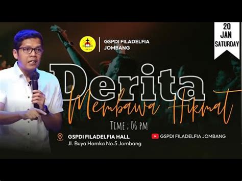 Doa Pagi Sabtu 20 Jan 2024 GSPDI FILADELFIA Ps Johanes STANDAR