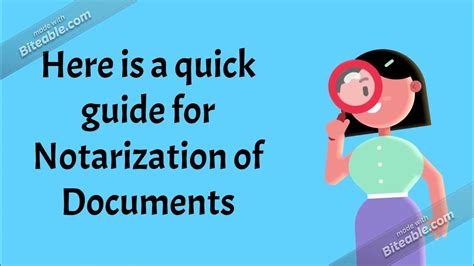 Quick Guide For Notarization Of Documents Youtube