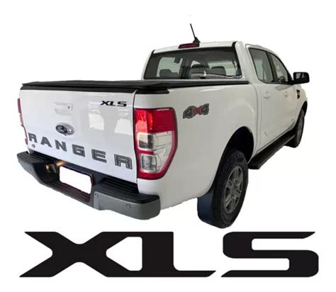 Emblema Adesivo Xls Ford Ranger Xls Cor Preto