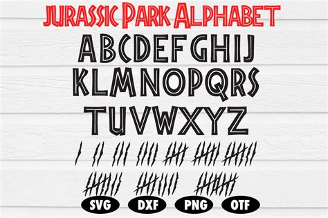 Jurassic World Font Dafont Jurassic Park Font Feliz Dia Del Padre Printable Jurassic Park Gate