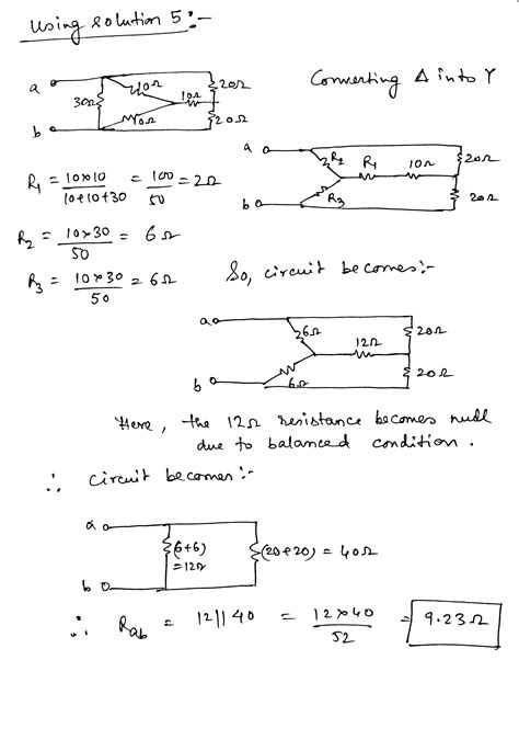 Solved Find The Equivalent Resistance Of The Given Circuit In The