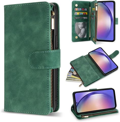 Zzxx Samsung Galaxy A54 5g Wallet Case With Rfid Blocking Card Slot Stand Strong