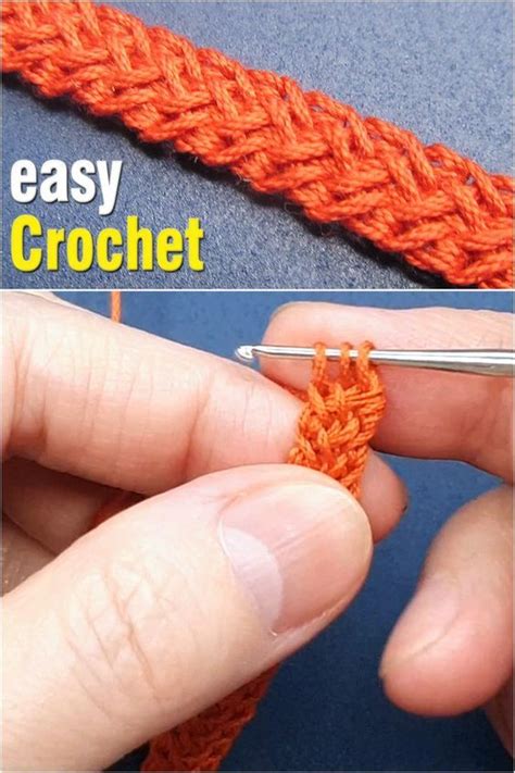 Easy Crochet How To Crochet 4 Stitch I Cord For Beginners Free An I