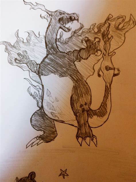 Charizard Gigamax Disegno Disegni Pokemon