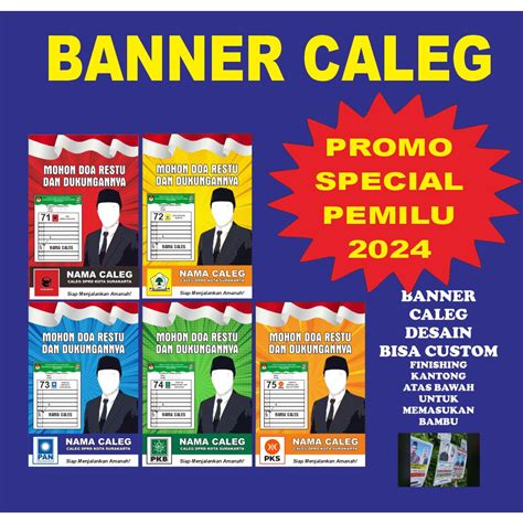 Jual Banner Calon Pilkada Gubernur Atau Bupati Bisa CUstom Dan Free