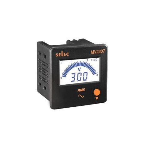 Selec Make 3Ø Digital voltmeter with LCD display Bar graph