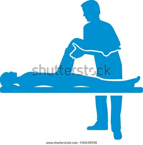 Physical Therapy Silhouette Stock Vector (Royalty Free) 540638908 ...