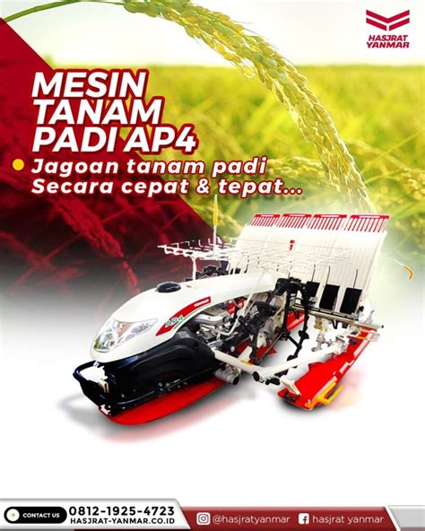 Rice Transplanter Yanmar Ap Bikin Tanam Padi Makin Cepat