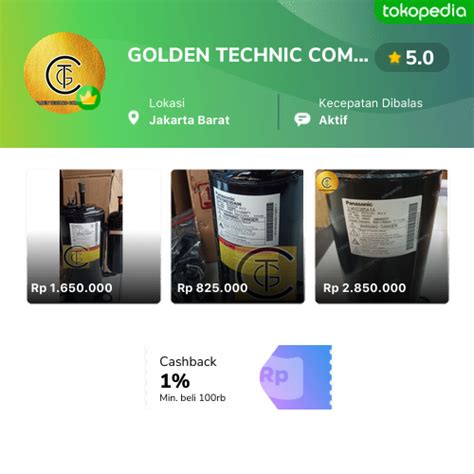 Toko GOLDEN TECHNIC COMPRESSOR Online Produk Lengkap Harga Terbaik