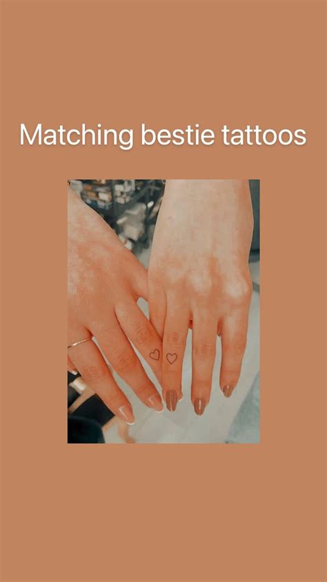 Matching bestie tattoos | Bestie tattoo, Cute little tattoos, Small tattoos