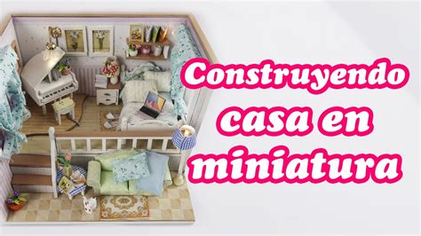 Construyendo Casa Miniatura Paso A Paso Youtube