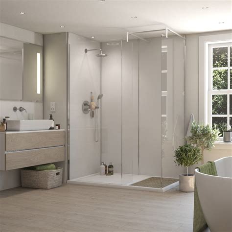 Clearance Selkie White Gloss Bathroom Wall Panel Available From