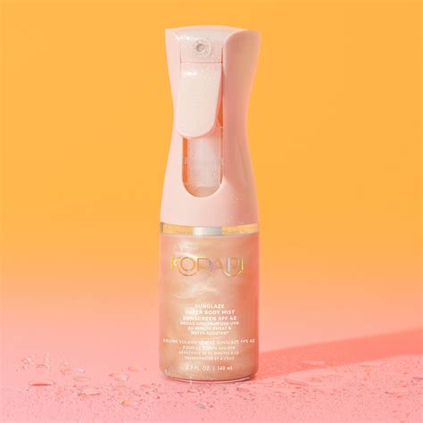 Sunglaze Sheer Body Mist Sunscreen Spf 42 Kopari Beauty