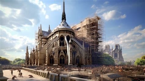 Reconstruction De Notre Dame De Paris La Nouvelle Fl Che Sera Visible