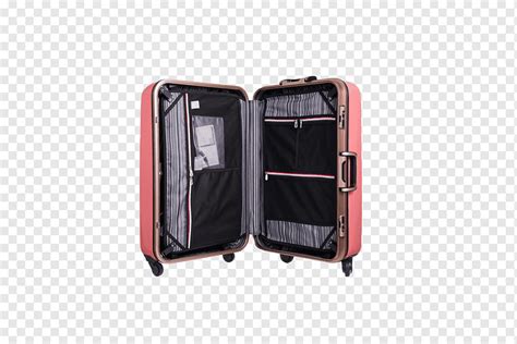 Suitcase Baggage Travel Airplane Hand Luggage Open Pink Luggage Bags