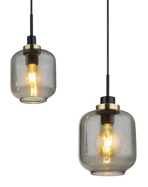 Metalen Zwarte Moderne Hanglamp Globo Othmar Directlampen Nl