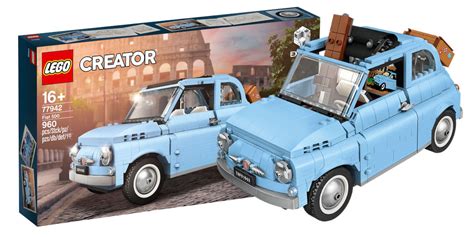 Chez Zavvi Le Set Lego Fiat Baby Blue Exclusive Limited