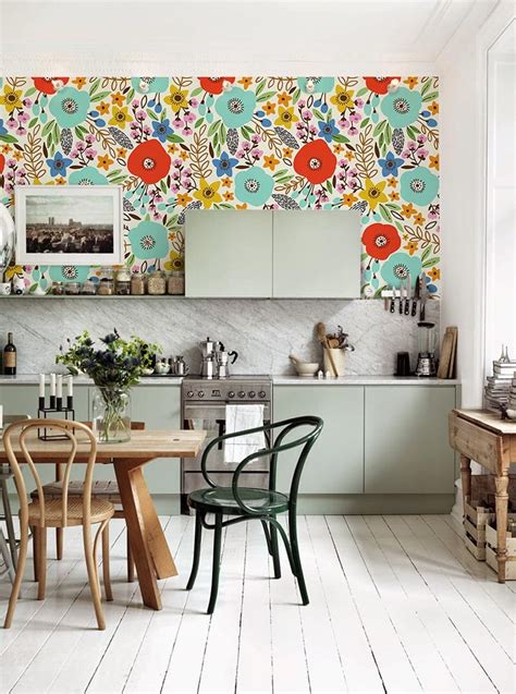 Kitchen Wallpaper Ideas That You Will Want To Try The Cottage Market